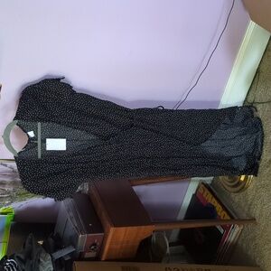 H&m polkadot wrap dress